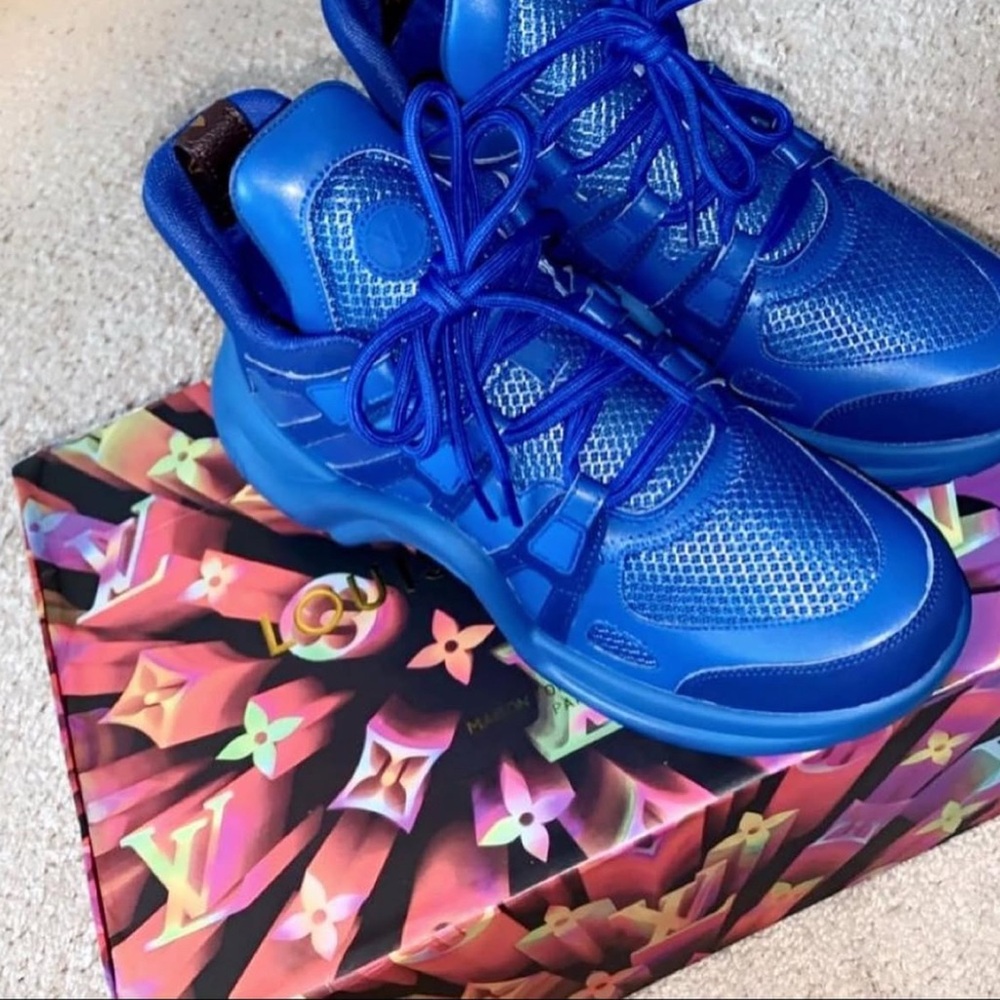 Louis Vuitton Blue Sneakers